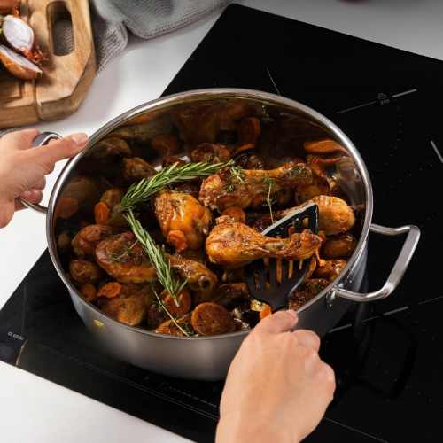 Olla de Acero Inoxidable 45 cm Lacor