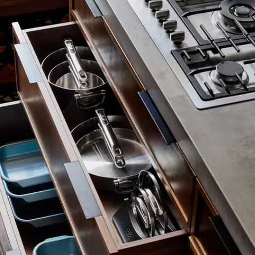 Sartén de Acero Inoxidable Con Mango Plegable 20cm | Sin Tapa