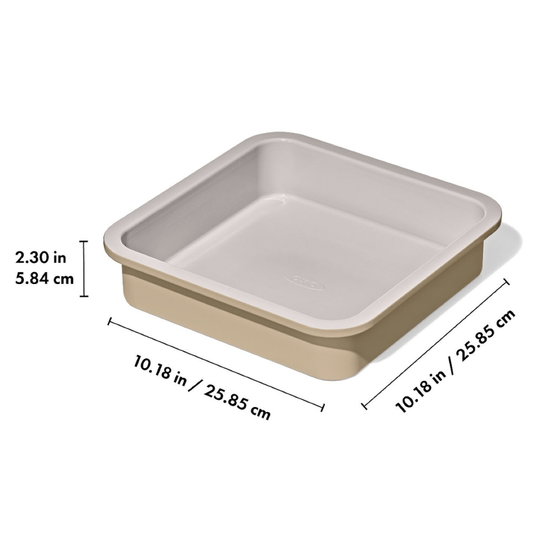 Asadera cuadrada con recubrimiento cerámico Oxo - 23cm - Good Kitchen