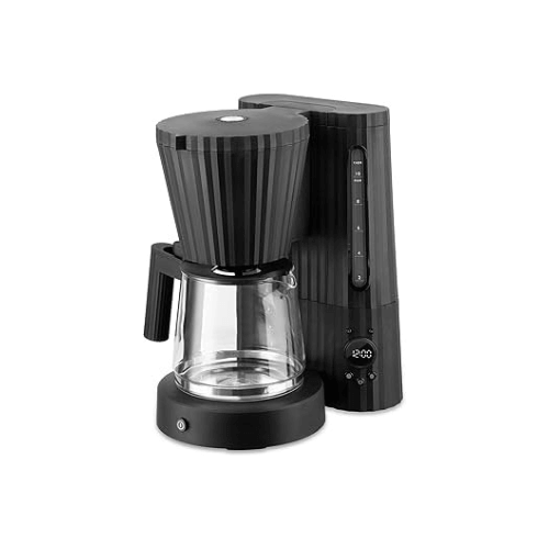 Cafetera Plisada Negra Alessi - Good Kitchen