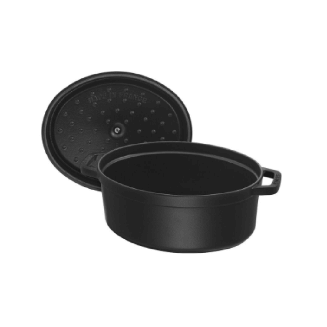 Cocotte Staub oval 11cm negra - Good Kitchen