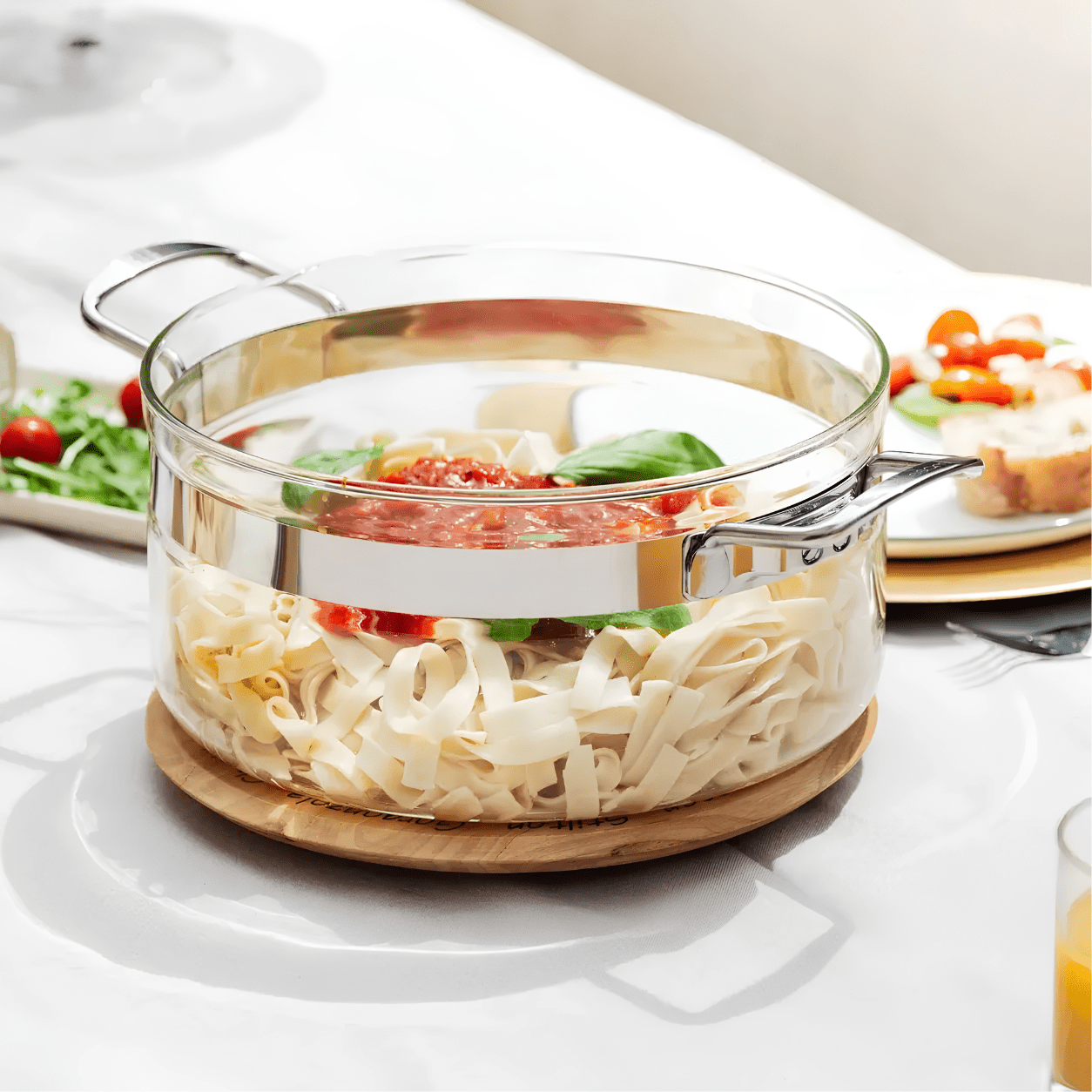 Olla de vidrio 24cm - Good Kitchen