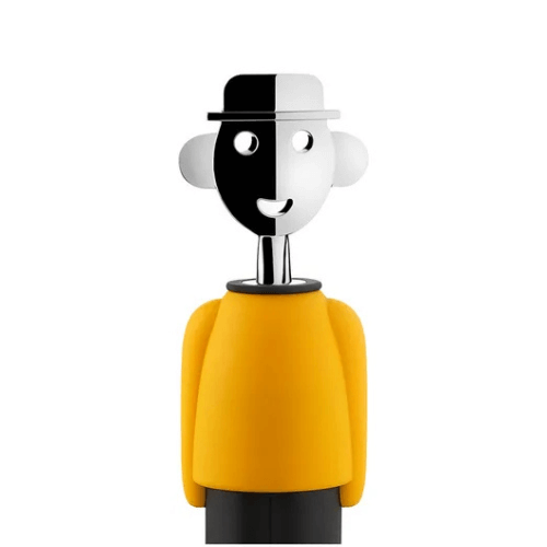 Sacacorchos Alessi Alessandro M Amarillo y Negro - Good Kitchen