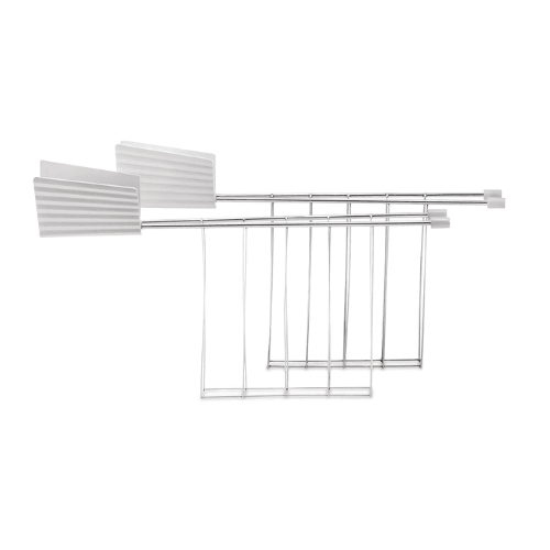 Set de 2 rejillas para tostadora Plissé Alessi Blanco - Good Kitchen