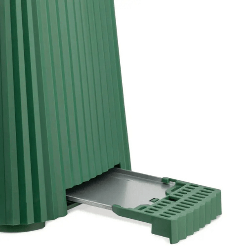 Tostadora Plisada 2 Rebanadas Largas Verde Alessi - Good Kitchen