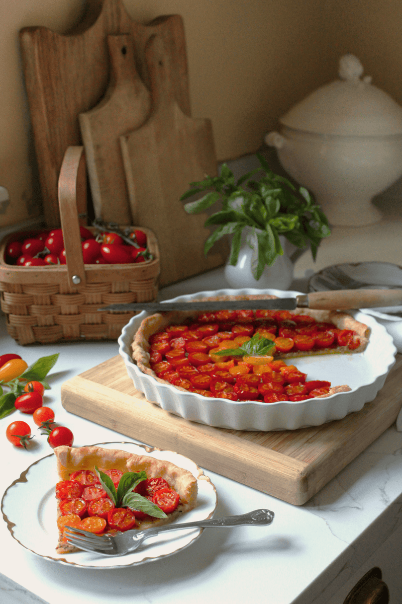 Tarta de Tomates Cherry - Good Kitchen