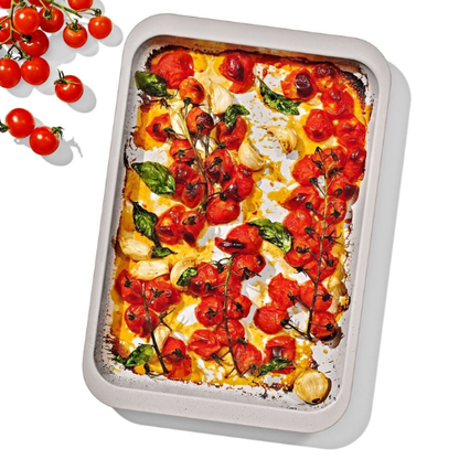 Asadera Rectangular Baja con Recubrimiento Cerámico Oxo