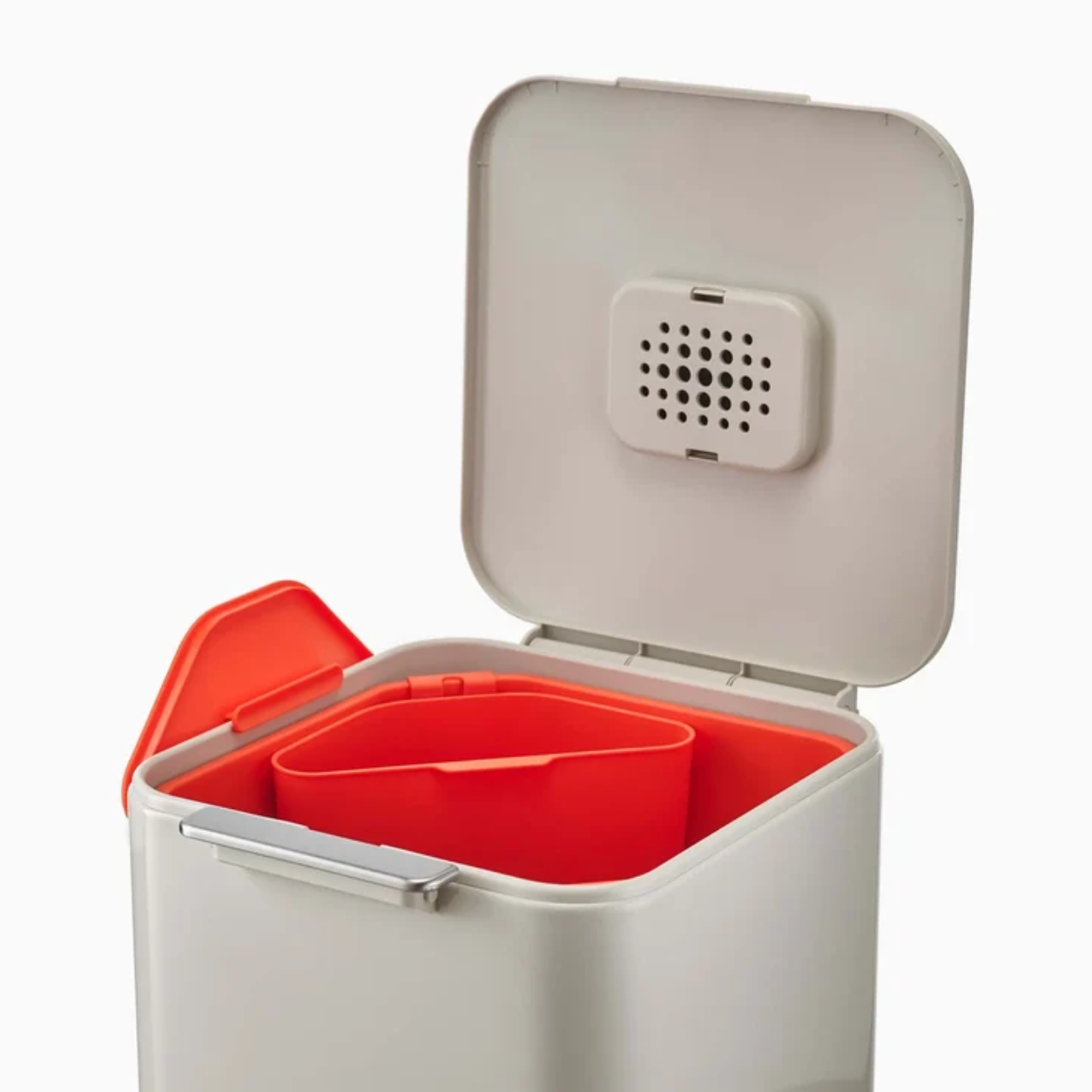 Cesto reciclador 40 L Joseph Joseph Silver