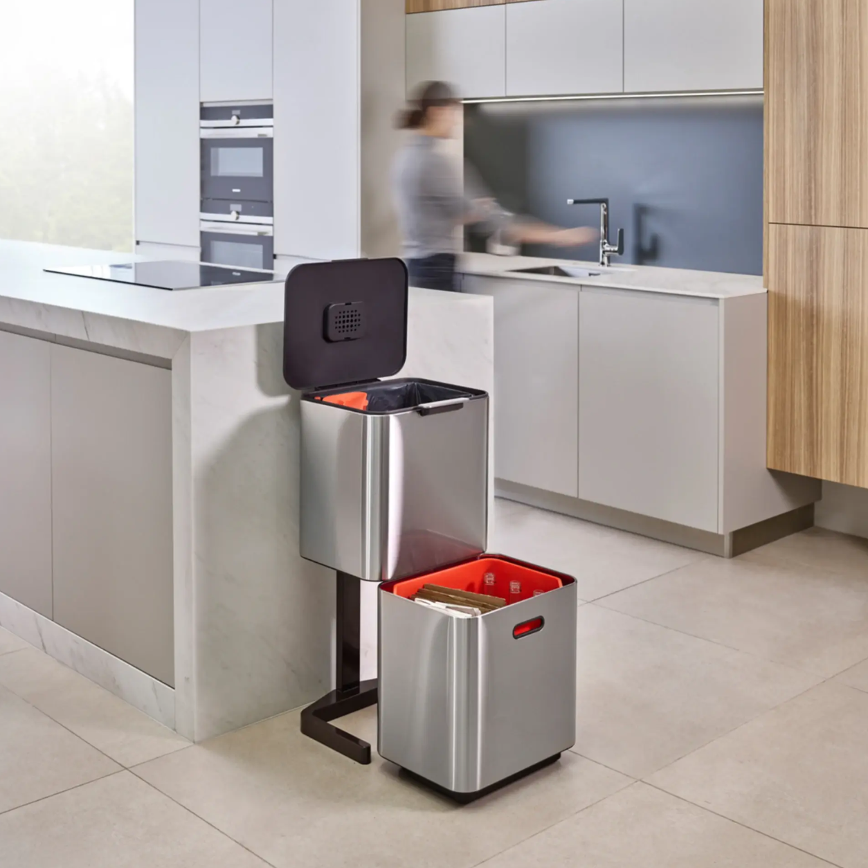 Cesto Reciclador 60 L Joseph Joseph Acero Inoxidable