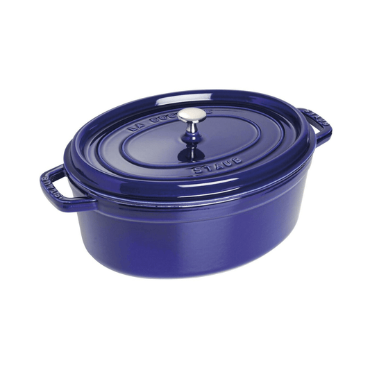 Cocotte oval Staub 33cm azul oscuro