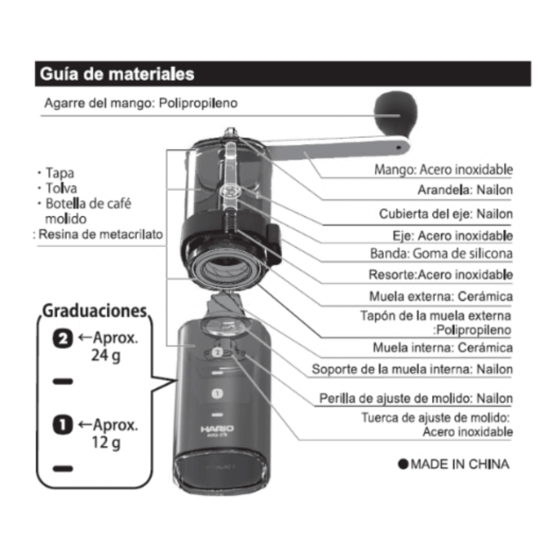 Molinillo Hario smart G