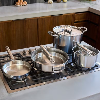 Batería de Cocina Steel con Mango Plegable 6pzs