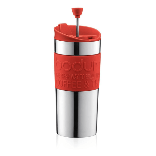 Travel press 350mL rojo Bodum