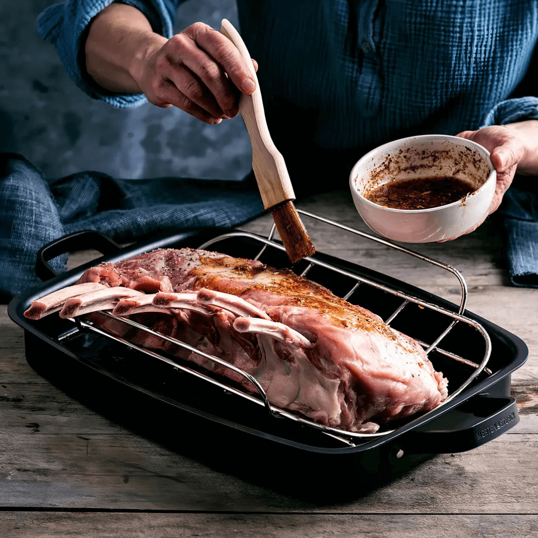 Asadera de acero al carbono con rejilla Merten & Storck - Good Kitchen