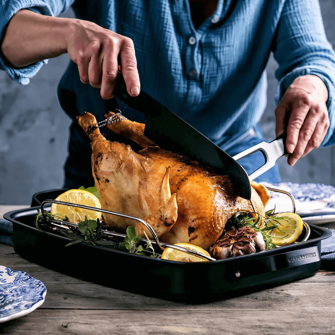 Asadera de acero al carbono con rejilla Merten & Storck - Good Kitchen