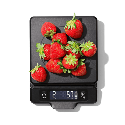 Balanza con pantalla extraíble Oxo - Negra - Good Kitchen