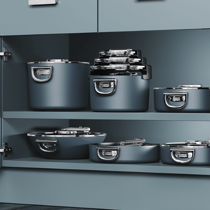 Batería de Cocina Space con Recubrimiento Cerámico 5pzs - Good Kitchen