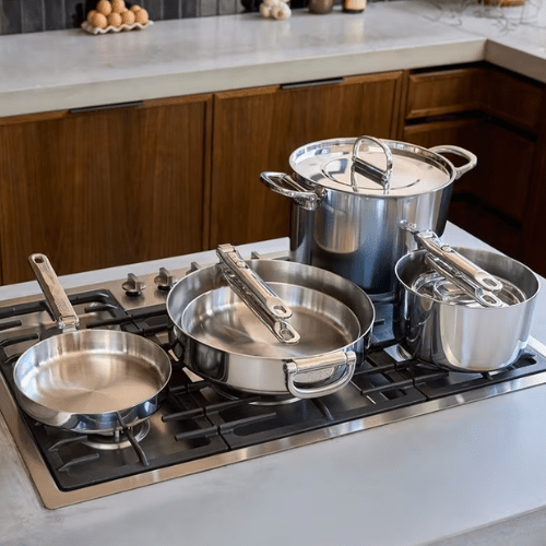 Batería de Cocina Steel con Mango Plegable 6pzs - Good Kitchen