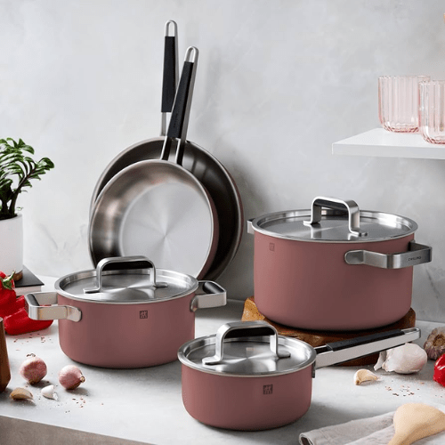 Batería de Cocina Zwilling Pure 3 Piezas Rosé - Good Kitchen