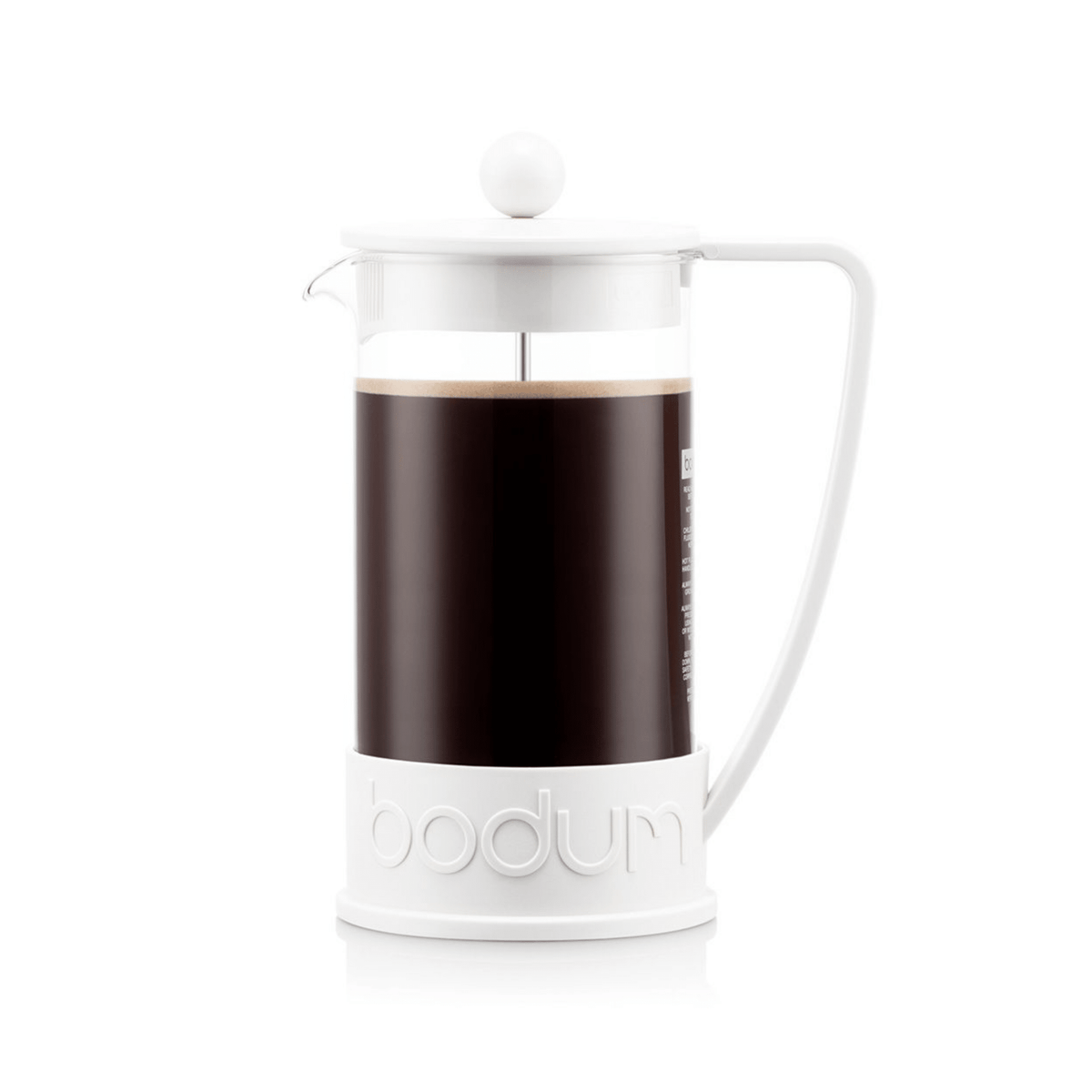 Cafetera de Prensa Francesa Brazil 1 L Bodum Blanca - Good Kitchen