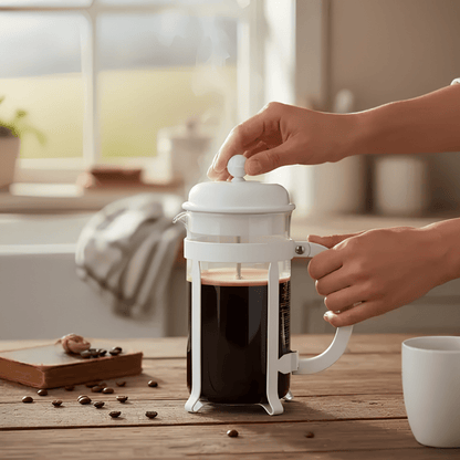 Cafetera de prensa francesa Java 1L Bodum blanca - Good Kitchen
