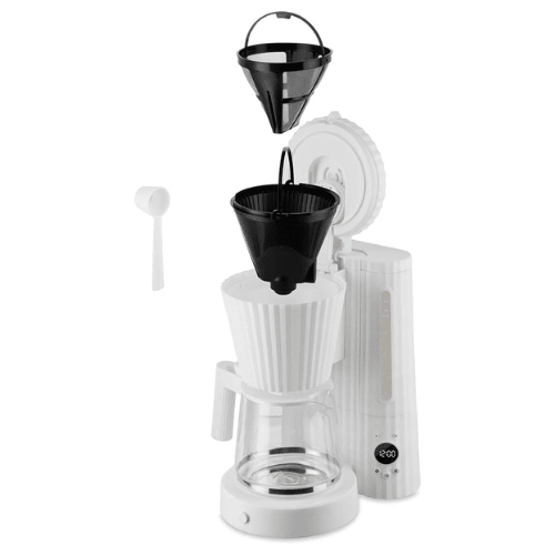 Cafetera Plissé Blanca Alessi - Good Kitchen
