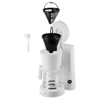 Cafetera Plissé Blanca Alessi - Good Kitchen
