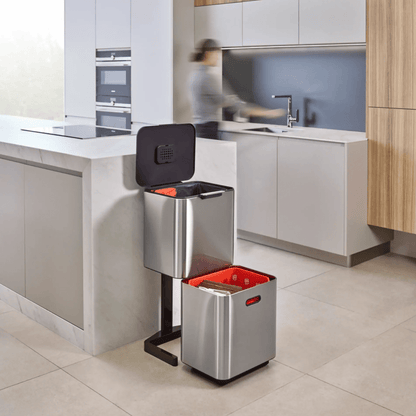 Cesto Reciclador 60 L Joseph Joseph Acero Inoxidable - Good Kitchen