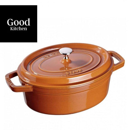 COCOTTE STAUB 31CM OVAL CANELA - Good Kitchen