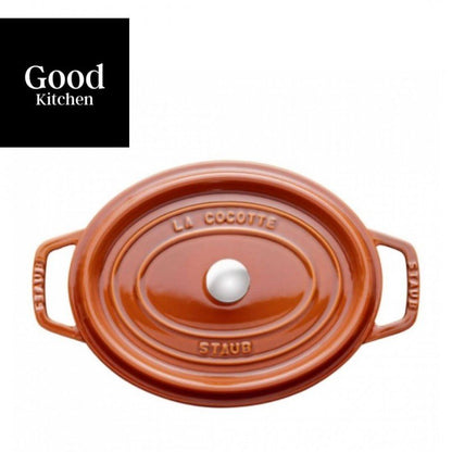 COCOTTE STAUB 31CM OVAL CANELA - Good Kitchen