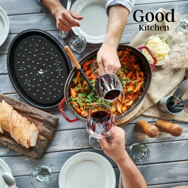 COCOTTE STAUB 31CM OVAL GRANADINA - Good Kitchen