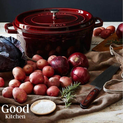 COCOTTE STAUB 31CM OVAL GRANADINA - Good Kitchen