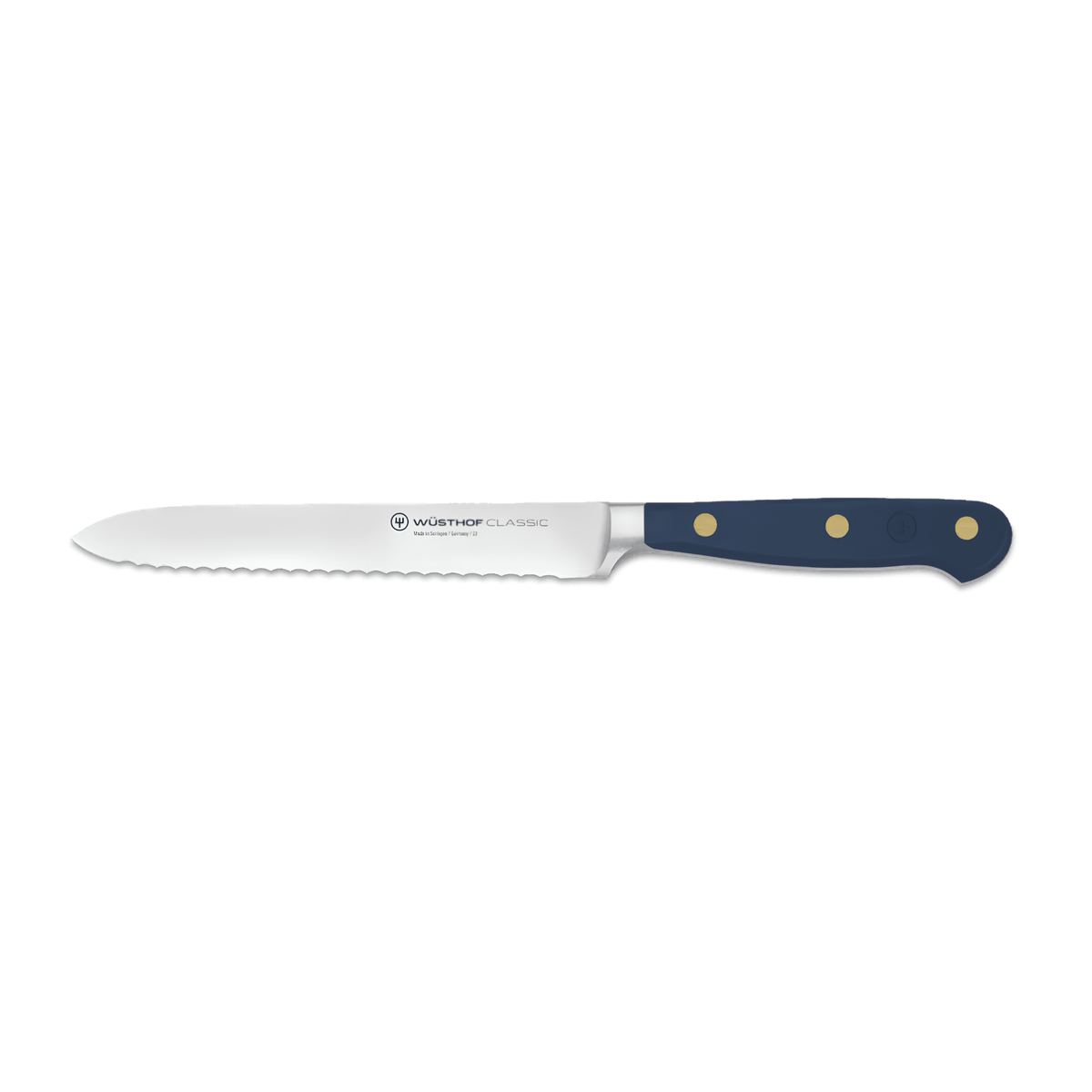 Cuchillo Multiuso Dentado Classic Blueberry de 14 cm Wüsthof - Good Kitchen