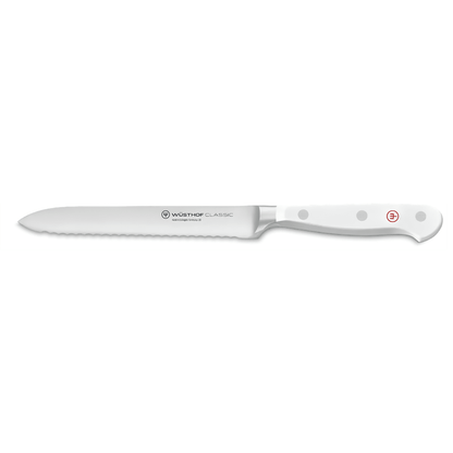 Cuchillo Serrucho Multiuso Classic White de 14 cm Wüsthof - Good Kitchen