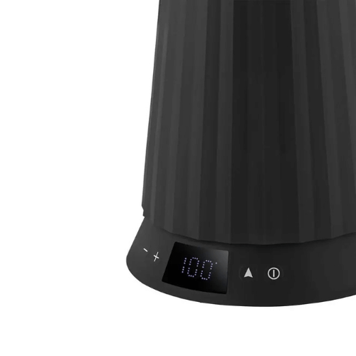 Jarra Eléctrica Plisada con Control de Temperatura Negra Alessi - Good Kitchen