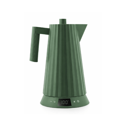 Jarra Eléctrica Plissé Con Control de Temperatura Verde Alessi - Good Kitchen