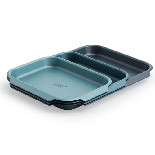 set de 3 bandejas para hornear apilables