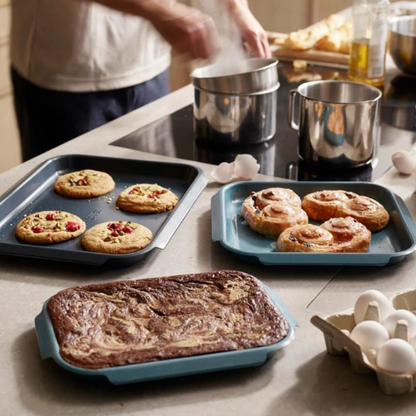 set de 3 bandejas para hornear apilables