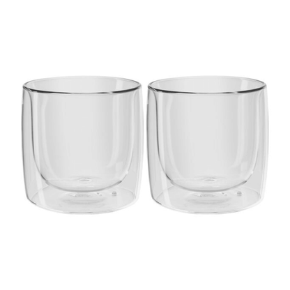 Juego de 2 vasos doble pared para Whisky