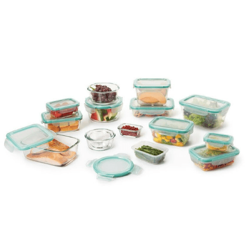 Juego de recipientes de vidrio con tapas herméticas “Smart Seal” – 15 piezas Oxo - Good Kitchen