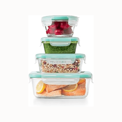 Juego de recipientes de vidrio con tapas herméticas “Smart Seal” – 6 piezas Oxo - Good Kitchen
