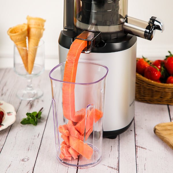 Juguera de prensado en frío Kuvings AUTO6 White Silver - Good Kitchen