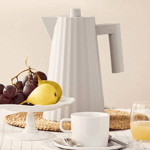 Jarra Eléctrica Plissé Blanca Alessi