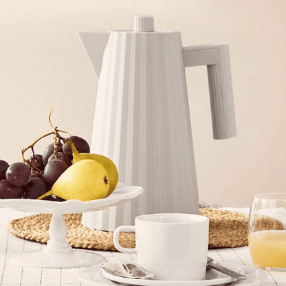 Jarra Eléctrica Plissé Blanca Alessi