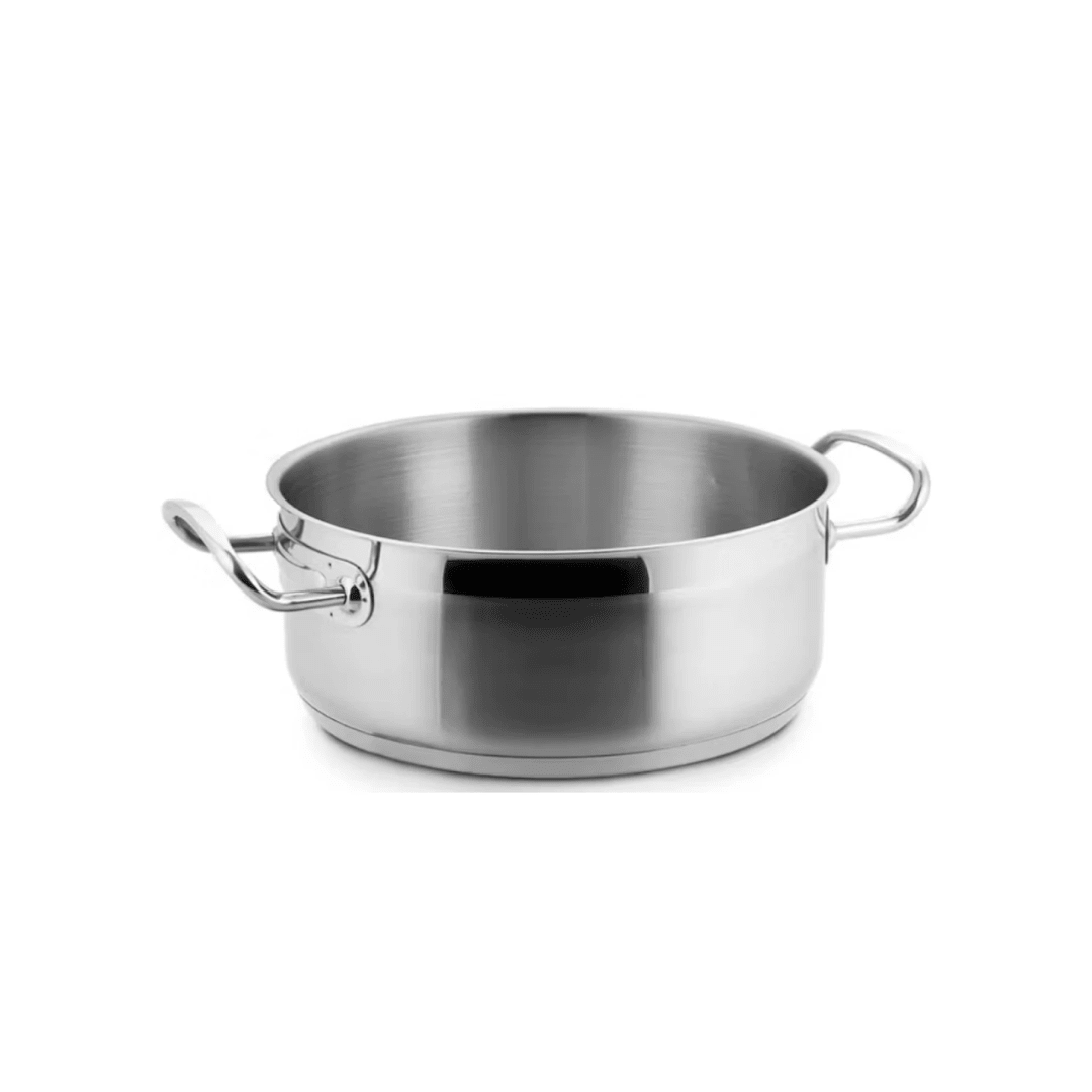 Olla Baja de Acero Inoxidable 28cm Lacor - Good Kitchen