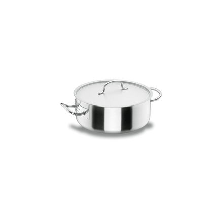 Olla Baja de Acero Inoxidable 28cm Lacor - Good Kitchen