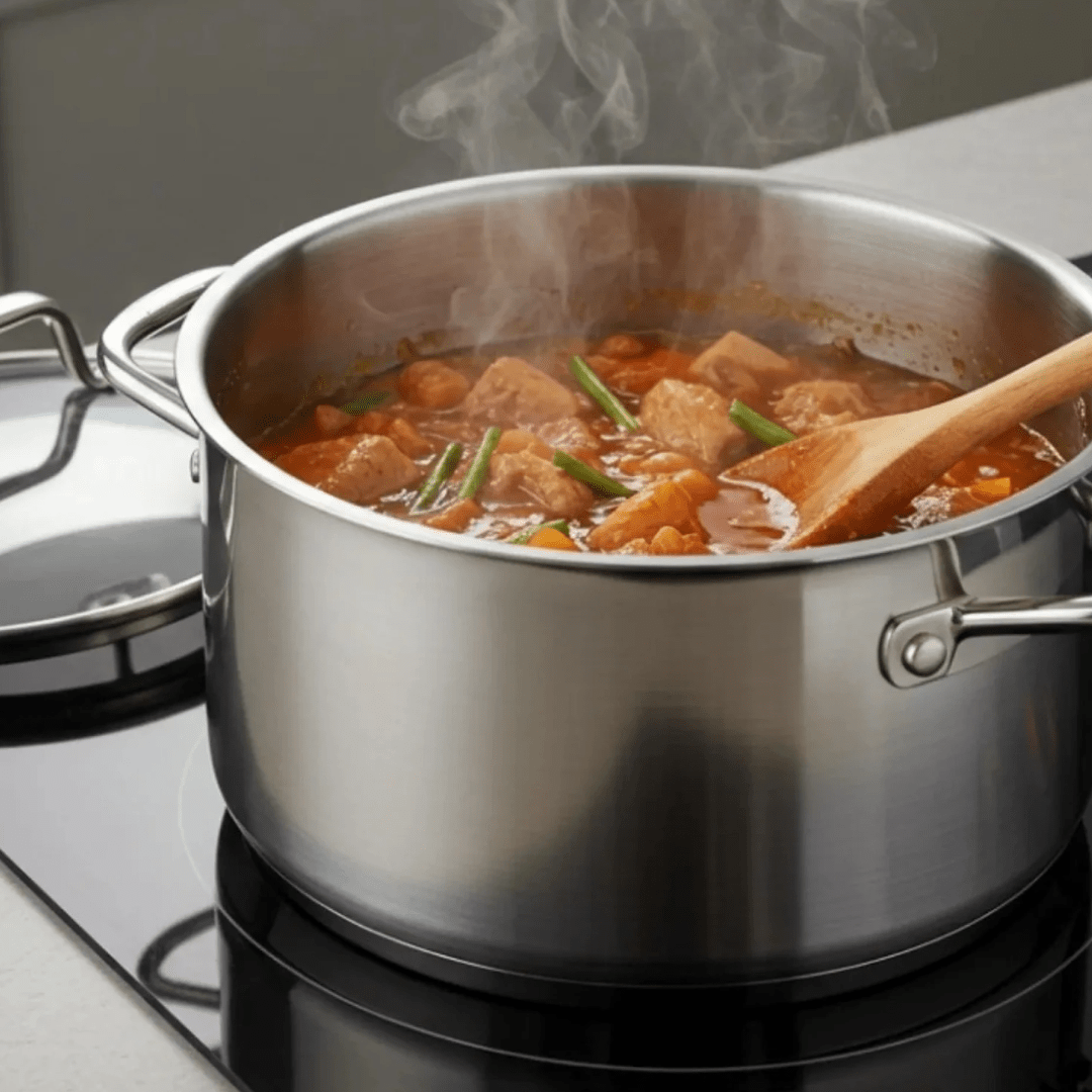 Olla Baja de Acero Inoxidable 28cm Lacor - Good Kitchen