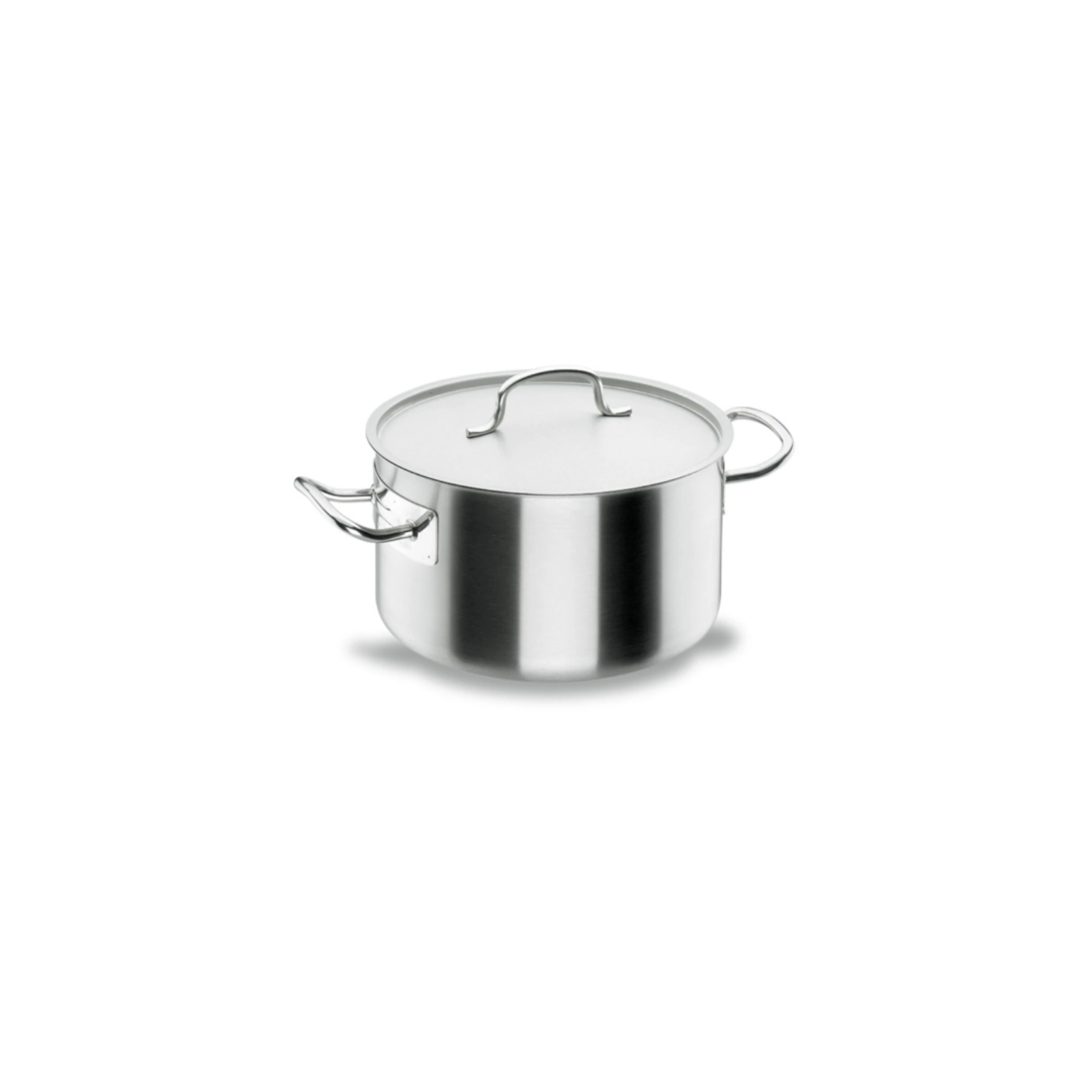 Olla Alta de Acero Inoxidable 28cm Lacor