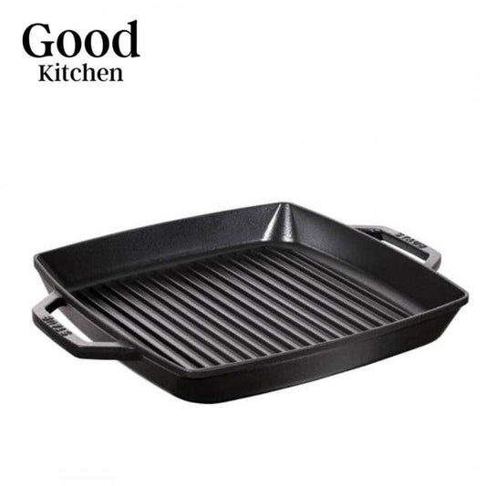 Plancha Staub Cuadrada 33cm Negra - Good Kitchen