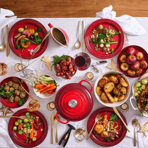 Plato Cerámico Llano Cereza 27cm Le Creuset - Good Kitchen